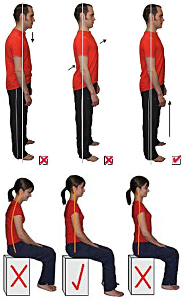 Les postures bonnes pour le dos